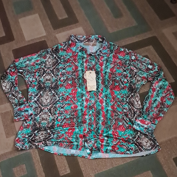 Wrangler Shiny Snake Shirt - Picture 1 of 8